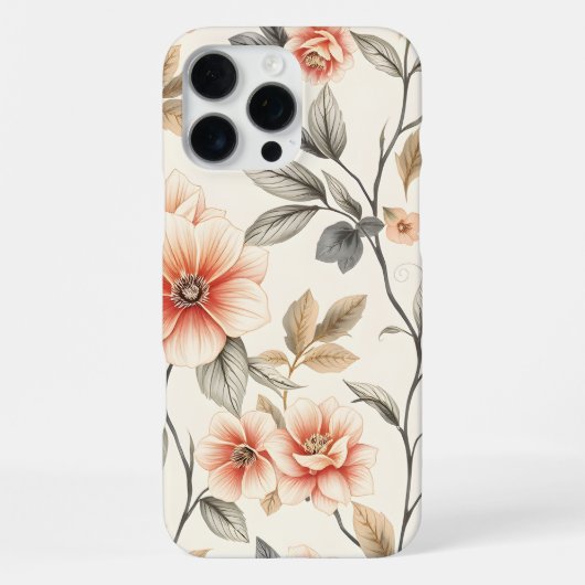 Bunte Blume iPhone Hülle (Rückseite)