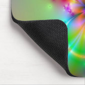 Bunte Blume mit Bändern Mousepad (Ecke)