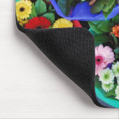 Bunte Blume Mousepad (Ecke)