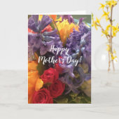Bunte Blume Muttertag Karte (Gelbe Blume)