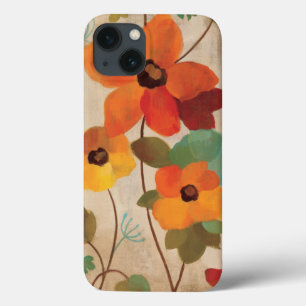 Bunte Blumen auf einem weg weißen Hintergrund Case-Mate iPhone Hülle