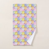 Bunte Blumen-Badetuch Badhandtuch Set (Handtuch)