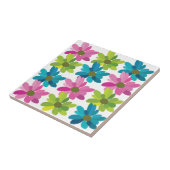 Bunte Blumen Blumen Fliese (Seite)