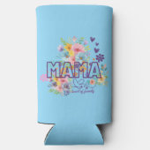 Bunte Blumen für Mama Modedesign Selters Dosenkühler (Rückseite)