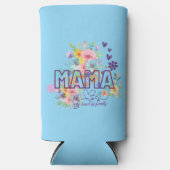 Bunte Blumen für Mama Modedesign Selters Dosenkühler (Vorderseite)