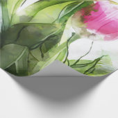 Bunte Blumen Geschenkpapier (Ecke)