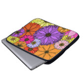 Bunte Blumen-Laptop-Hülse Laptopschutzhülle (Vorne Knopf)