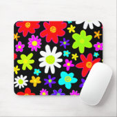 Bunte Blumen Mousepad (Mit Mouse)