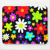 Bunte Blumen Mousepad (Vorne)