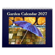 Bunte Blumen Naturgartenkalender 2027