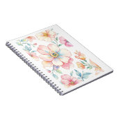 Bunte Blumen Notizbuch Notizblock (Rechte Seite)