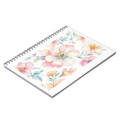 Bunte Blumen Notizbuch Notizblock (Linke Seite)