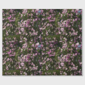 Bunte Blumen Orchideen in der Blüte Geschenkpapier (Flach)