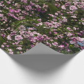 Bunte Blumen Orchideen in der Blüte Geschenkpapier (Ecke)