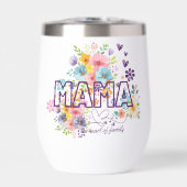 Bunte Blumen-Trendy-Design für Mama (Vorderseite)