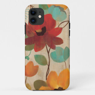 Bunte Blumen und Knospen Case-Mate iPhone Hülle