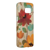 Bunte Blumen und Knospen Case-Mate Samsung Galaxy Hülle (Rückseite/rechts)