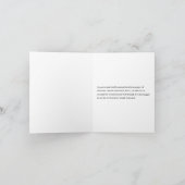 Bunte Blumen und Pflanzen, "Danke!" Postkarte (Innenseite)