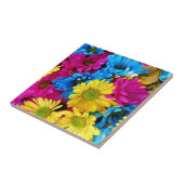 Bunte Blumenblatt-Gänseblümchen Fliese (Seite)