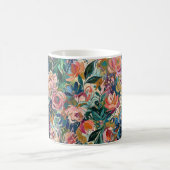 Bunte Blumengarten-Tasse Kaffeetasse (Mittel)