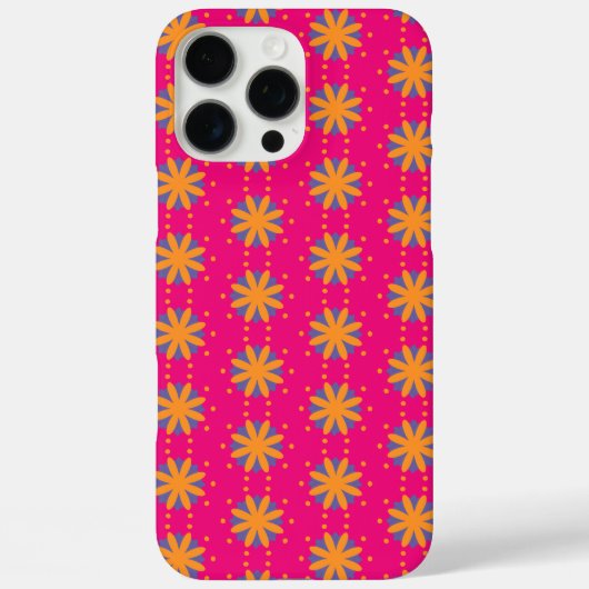 bunte Blumenkreisformen Case-Mate iPhone Hülle (Rückseite)