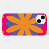 bunte Blumenkreisformen Case-Mate iPhone Hülle (Rückseite (Horizontal))