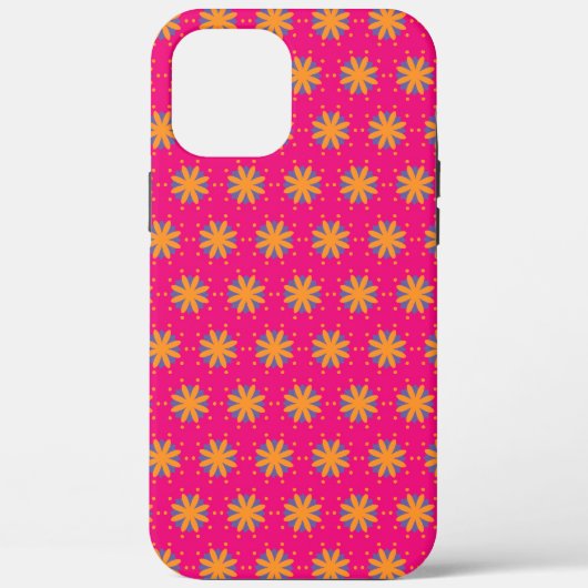 bunte Blumenkreisformen Case-Mate iPhone Hülle (Rückseite)