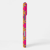 bunte Blumenkreisformen iPhone Hülle (Rechte Seite)