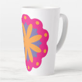 bunte Blumenkreisformen Milchtasse (Rechte Ecke)