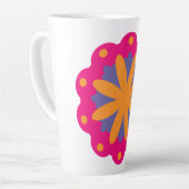 bunte Blumenkreisformen Milchtasse (Linke Ecke)