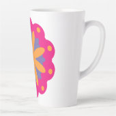 bunte Blumenkreisformen Milchtasse (Rechts)