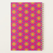 bunte Blumenkreisformen Planer (Rückseite)