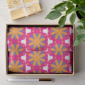bunte Blumenkreisformen Seidenpapier (Geschenk)