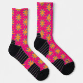bunte Blumenkreisformen Socken (Rechts)