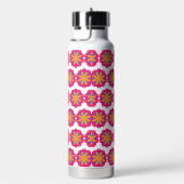 bunte Blumenkreisformen Trinkflasche (rechts)