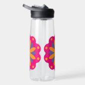 bunte Blumenkreisformen Trinkflasche (Rechts)