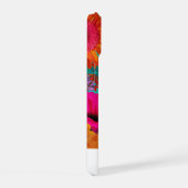 Bunte Blumenkunst-Frau iPhone 15 Hülle (Rechte Seite)