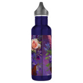 bunte Blumenstrauß Edelstahlflasche (Links)
