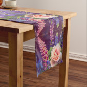 bunte Blumenstrauß Kurzer Tischläufer (Beispiel)