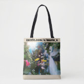 Bunte Blumentasche Tasche (Vorderseite)