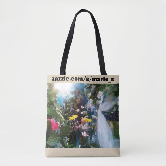 Bunte Blumentasche Tasche (Vorderseite)