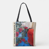 Bunte Blumentasche Tasche (Rückseite)