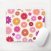Bunte Blüten Großes Muster Mousepad (Mit Mouse)