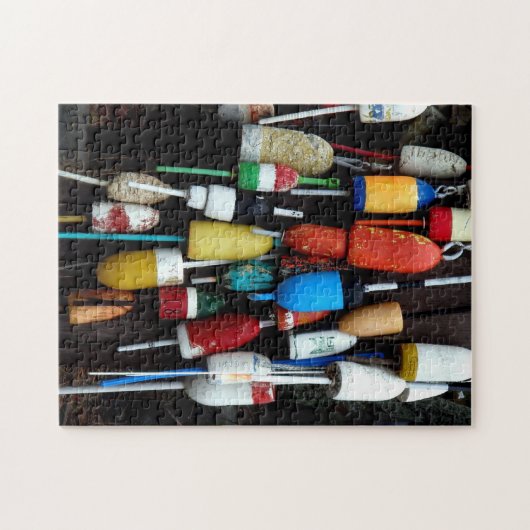 Bunte Bojen Puzzle (Horizontal)