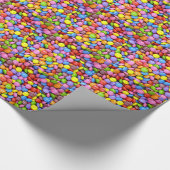 Bunte Bonbons Geschenkpapier (Ecke)