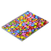 Bunte Bonbons Notizblock (Linke Seite)
