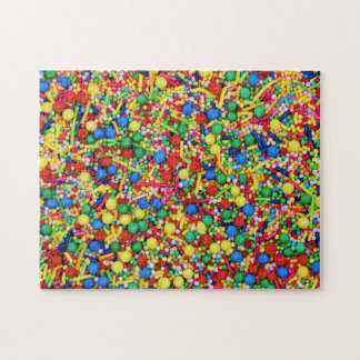 Bunte Bonbons Puzzle