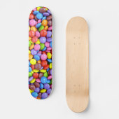 Bunte Bonbons Skateboard (Vorderseite)