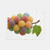 Bunte Bonbons Trauben Decke (Vorderseite (Horizontal))