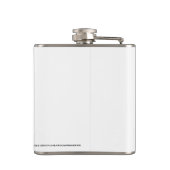 Bunte Boots-Segel Flachmann (Rückseite)